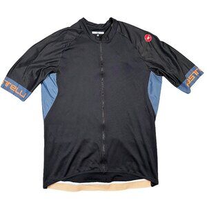 CASTELLI Men’s Entrata Cycling MTB Road Bike Jersey Quarter Length Sleeve XXL